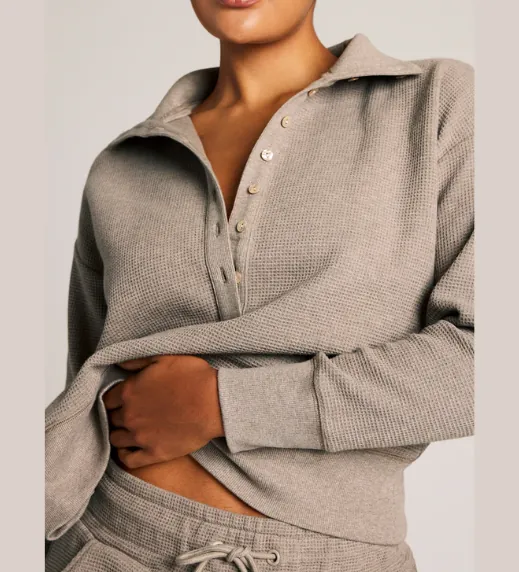 Waffle Knit Pullover